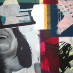 Gemaltes Bild mit dem Titel "Collage" von Heike Stommel