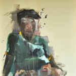 Gemaltes Bild mit dem Titel "Coloured" von Heike Stommel