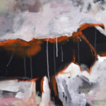 Gemaltes Bild mit dem Titel "doggy ohne bag" von Heike Stommel