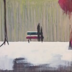 Gemaltes Bild mit dem Titel "Winter" von Heike Stommel