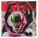 Gemaltes Bild mit dem Titel "Gorilla." von Heike Stommel