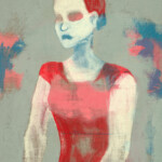 Gemaltes Bild mit dem Titel "Kyra" von Heike Stommel
