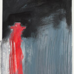 Gemaltes Bild mit dem Titel "The horse runs free – Black Cloud" von Heike Stommel