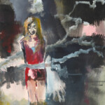 Gemaltes Bild mit dem Titel "Covered boots" von Heike Stommel