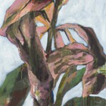 Gemaltes Bild mit dem Titel "Faded tulip blossom" von Heike Stommel