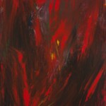 Gemaltes Bild mit dem Titel "Fire" von Heike Stommel