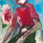 Gemaltes Bild mit dem Titel "Rose garden" von Heike Stommel