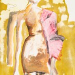 Gemaltes Bild mit dem Titel "Two-armed lady" von Heike Stommel